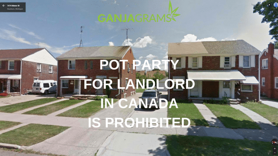 LANDLORD IN CANADA IS PROHIBITED