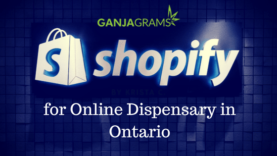 shopify for online dispensary in ontario