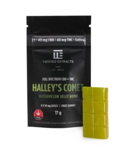 Watermelon Halley’s Comet Jelly Bomb (40mg THC + 40mg CBD)