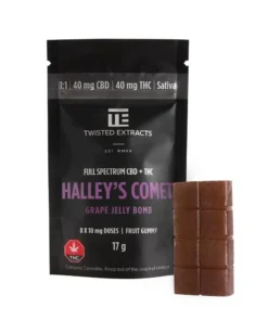 Grape Halley’s Comet Jelly Bomb (40mg THC + 40mg CBD)