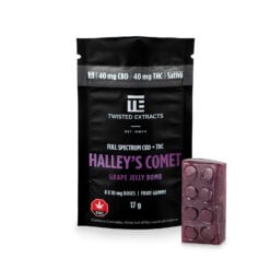 Grape Halley’s Comet Jelly Bomb (40mg THC + 40mg CBD)