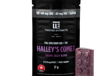 Grape Halley’s Comet Jelly Bomb (40mg THC + 40mg CBD)