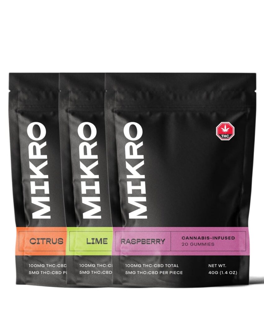 Mikro - 1:1 Gummies - 100mg