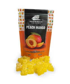 Peach Mango Gummy Bears by ShipWreck Edibles (150mg THC)