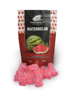Watermelon Gummy Bears by ShipWreck Edibles (150mg THC)