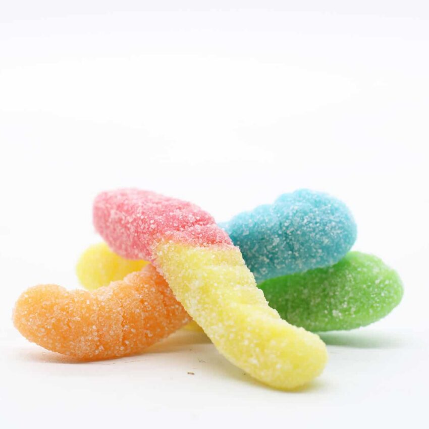 Alternative view of Sour Gummy Worms by Ether Edibles (180mg)