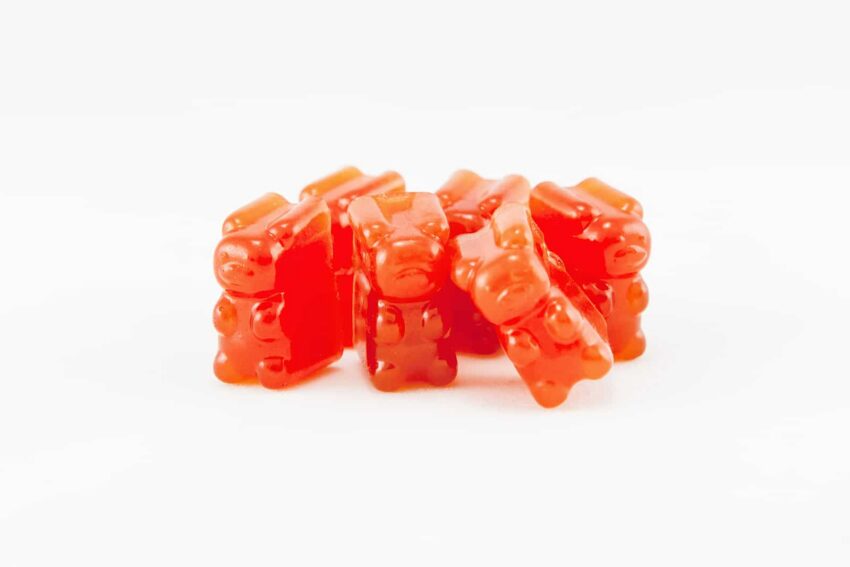 Alternative view of Peach THC Edibles by Green Samurai (150mg)