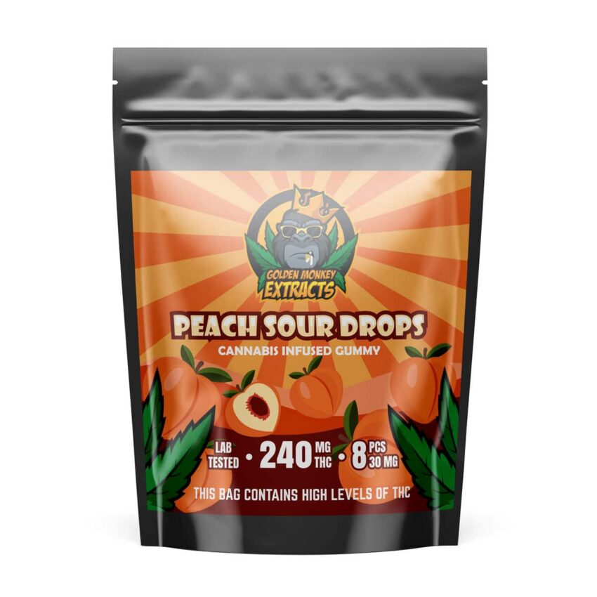 Peach Sours by Golden Monkey Extracts (240mg)
