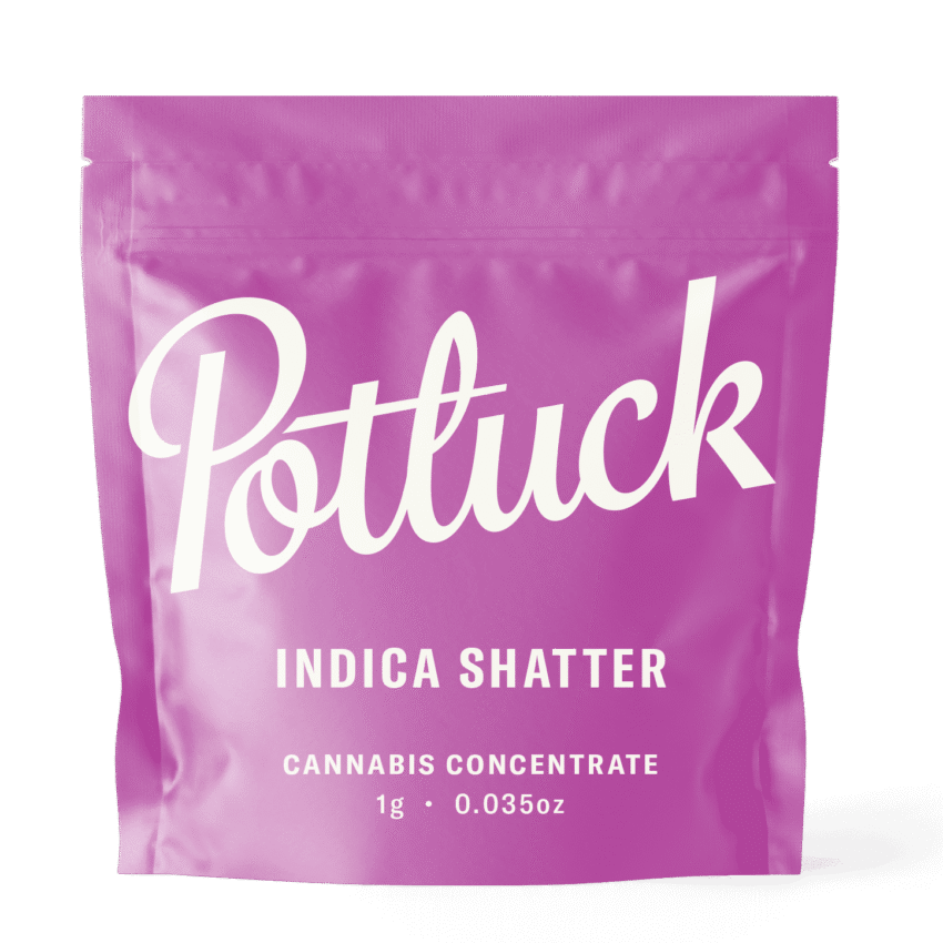 Potluck - Indica Shatter - 1g