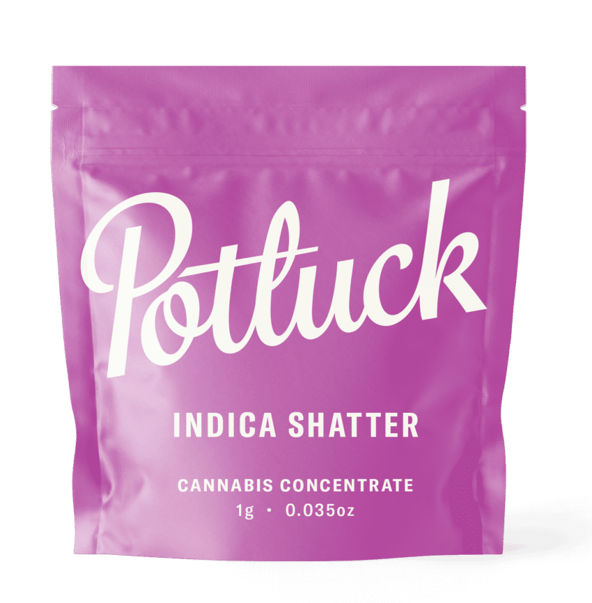 Potluck - Indica Shatter - 1g