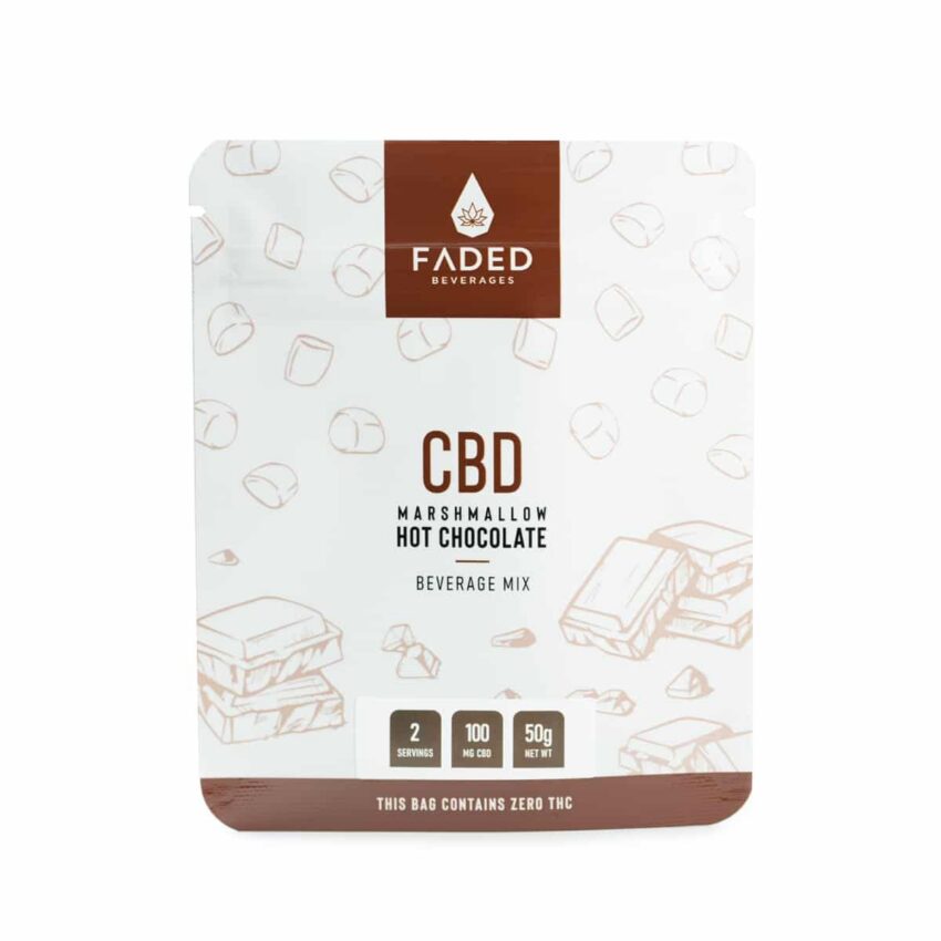 Hot Chocolate Beverage by Faded Edibles (100mg CBD)