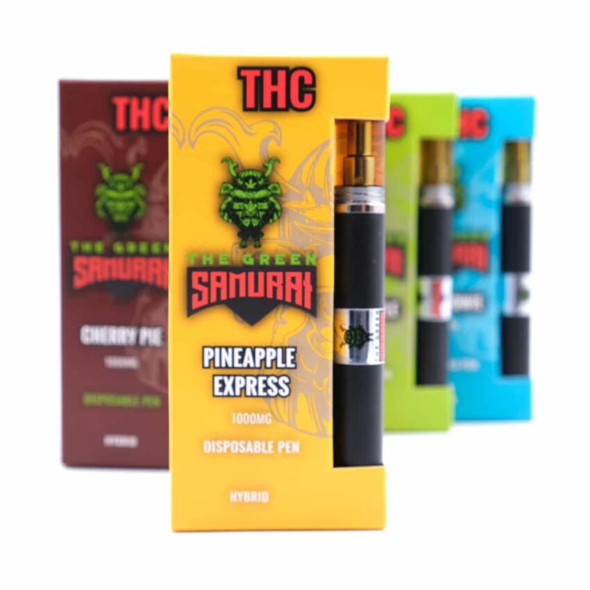 Alternative view of Green Samurai – Disposable Cartridges - 1ml