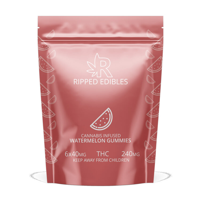 Alternative view of Watermelon Gummies by Ripped Edibles (240mg)