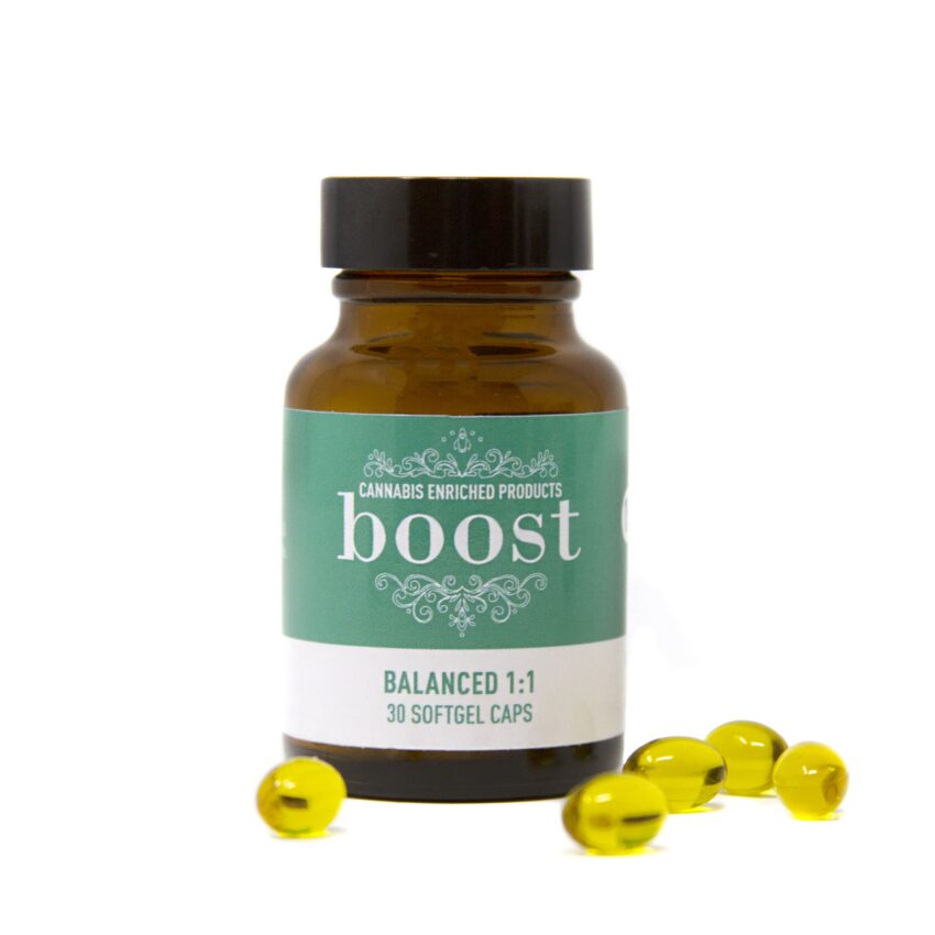 Boost - THC:CBD Capsules - 25mg