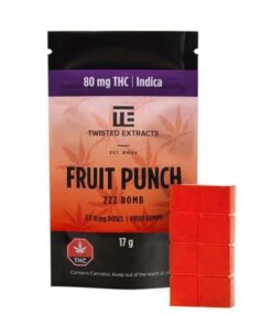 Fruit Punch ZzZ Indica Jelly Bomb (80mg THC)