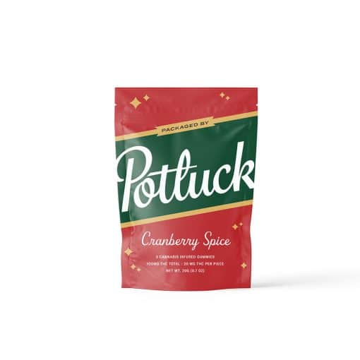 Potluck Cranberry Spice Gummies Christmas Special