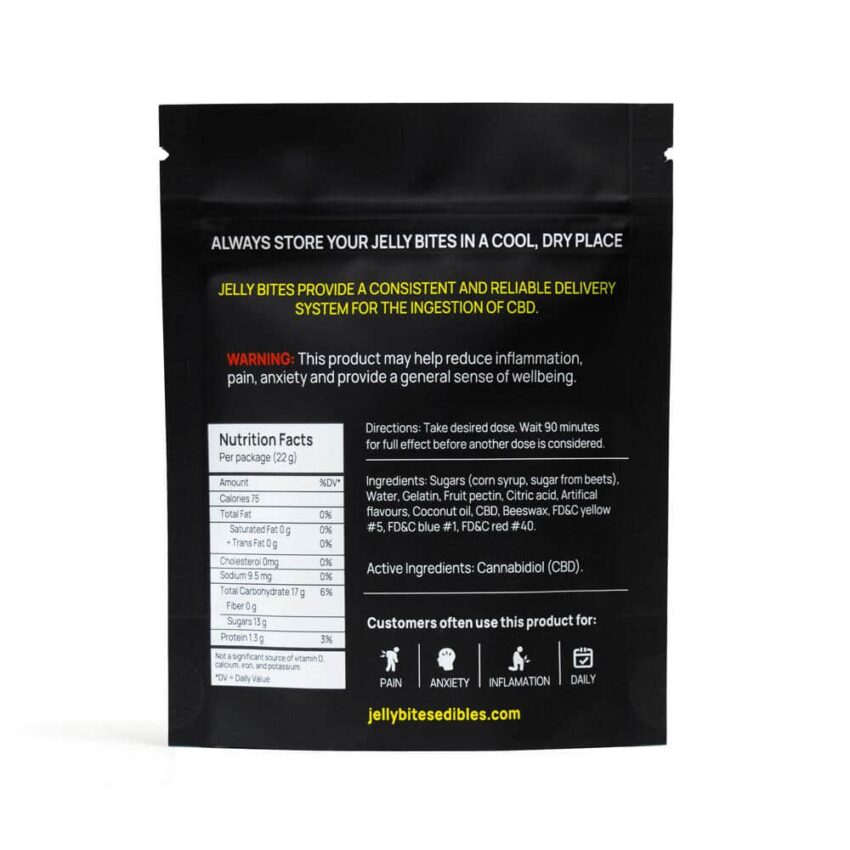 Alternative view of Light & Fruity Mix - CBD Jelly Bites - 500mg