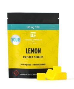 Twisted Singles - Sour Lemon - 160mg CBD