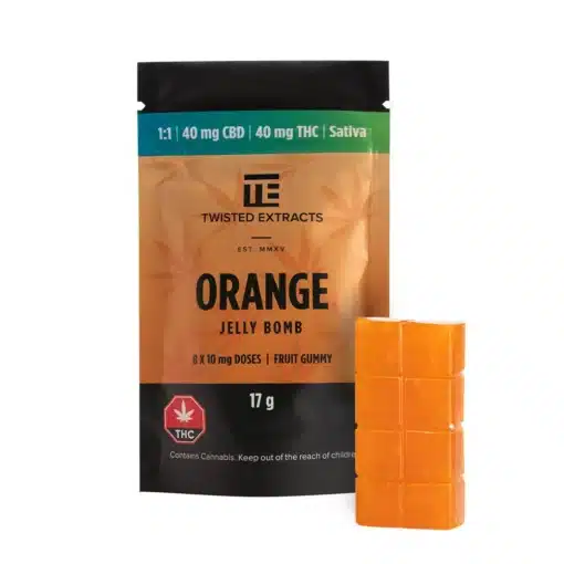 Orange THC Gummy