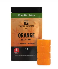 Orange THC Gummy
