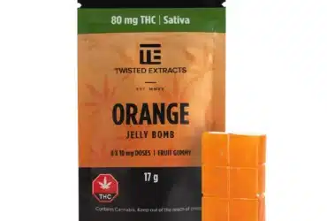 Orange THC Gummy