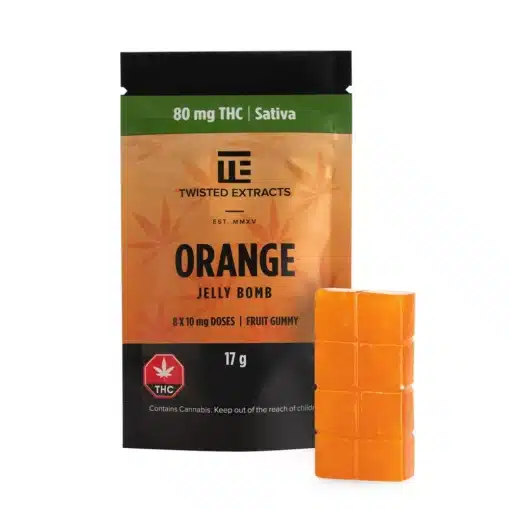 Orange THC Gummy