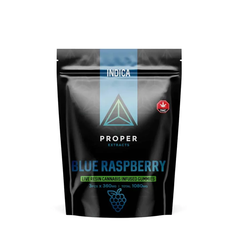 Proper Extracts - Live Resin Infused Gummies (Indica) – 1080mg - Image 4