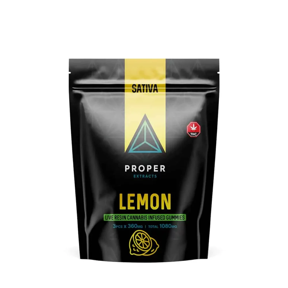 Proper Extracts - Live Resin Infused Gummies (Sativa) – 1080mg - Image 3