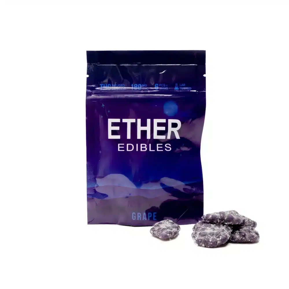 Grape Gummies by Ether Edibles (180mg) - Image 2