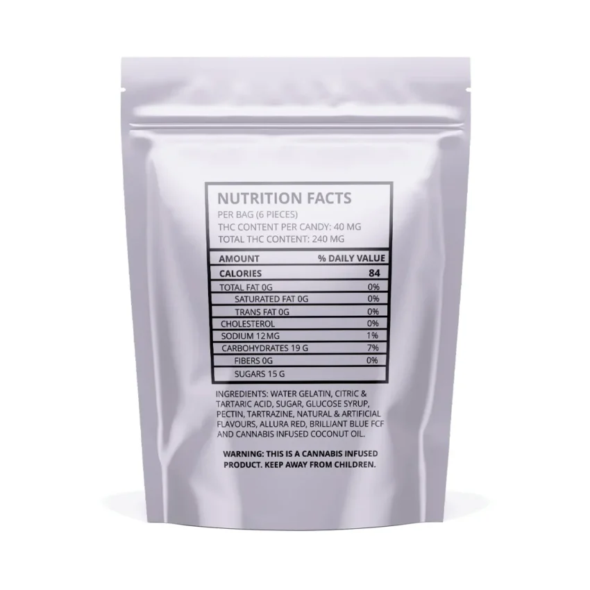 Alternative view of Cupcake Gummies by Ripped Edibles (240mg)