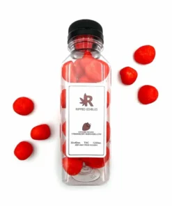 Ripped Edibles - Buk Strawberry Marshmellow - 1200mg