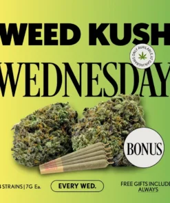 weed kush wednesday special bundle with free gifts