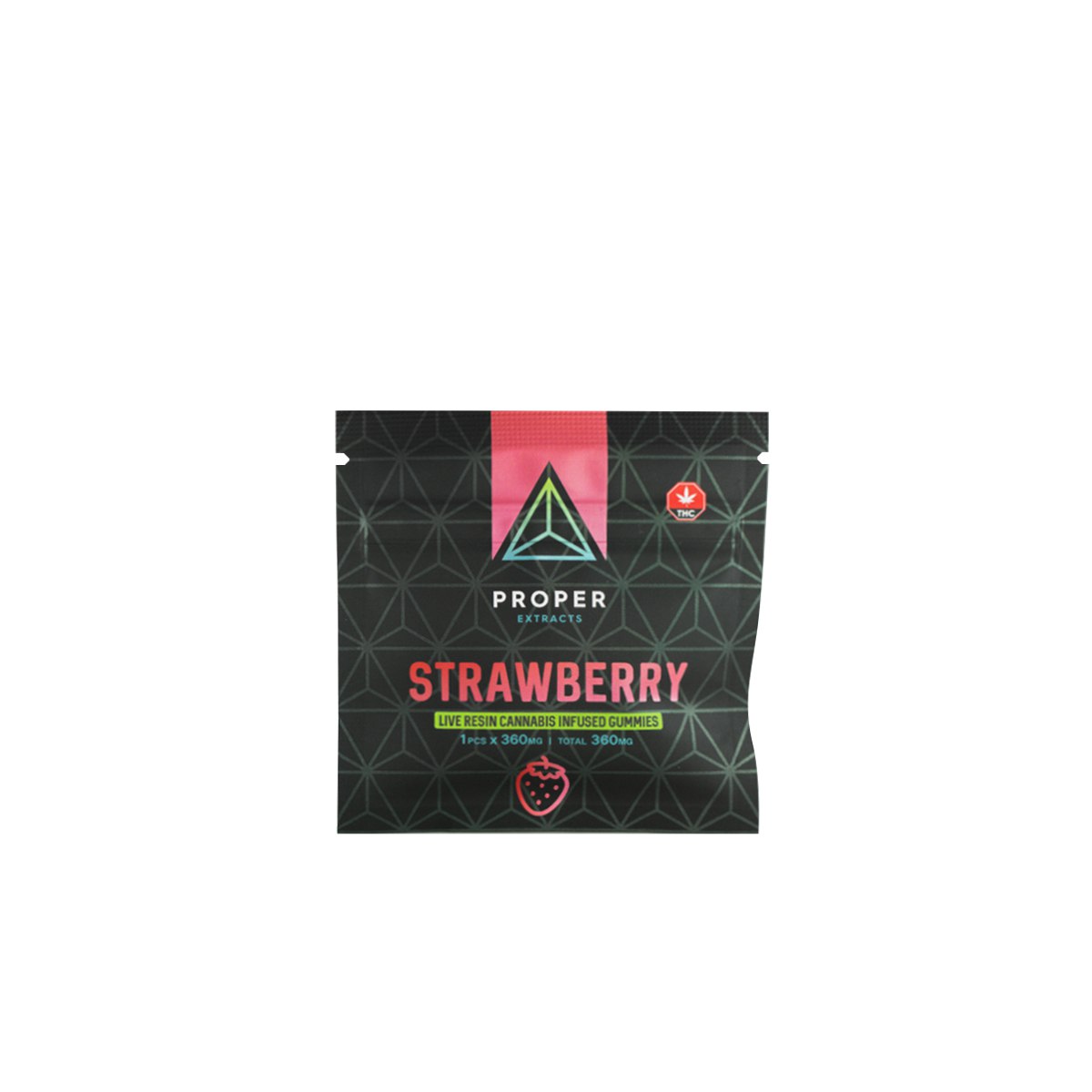 Source photograph: Proper Extracts – Strawberry Live Resin